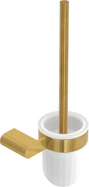 Ёршик для унитаза Cezares Stylus STYLUS-TBS-V-BORO настенный, золотой матовый