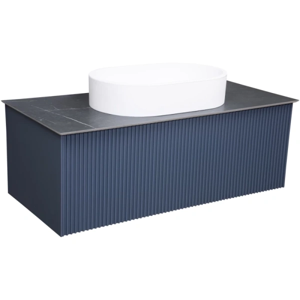 тумба синий матовый 95,2 см la fenice terra fnc-01-ter-bg-100