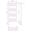 электрический полотенцесушитель сунержа богема 3.0 1000x400 l 00-5806-1040 с полкой хром