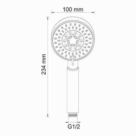 душевая система wasserkraft a14028 цвет хром