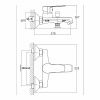 смеситель для ванны orange loop m26-100gd золото