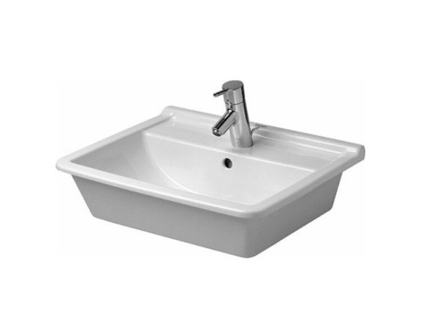 Раковина встраиваемая Duravit Starck 3 03025600001 56x46 см, с покрытием WonderGliss, цвет белый