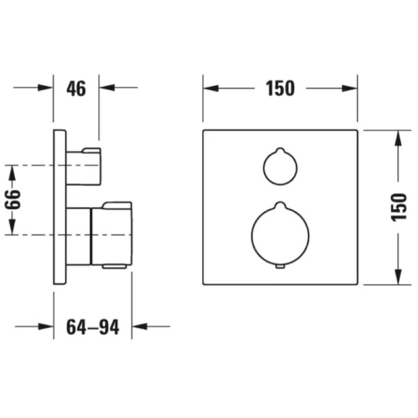 смеситель для душа duravit c14200013010 цвет хром