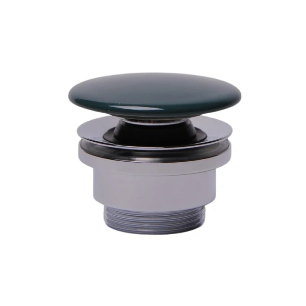 Донный клапан Plumberia Selection Ixo ceramica XO212PL для раковины, без перелива, глянцевый петролио