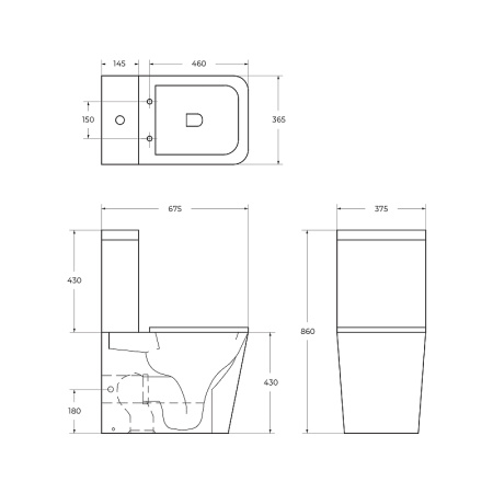 унитаз компакт belbagno ardente r bb02093cpr/bb2112sc без бачка с сиденьем микролифт