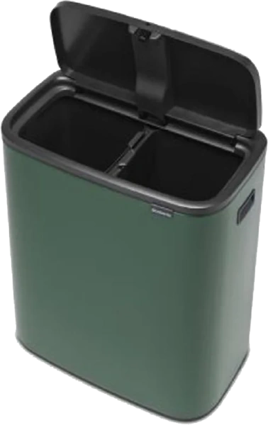 Мусорное ведро Brabantia Bo Touch Bin 304224 30+30 л, зеленая сосна