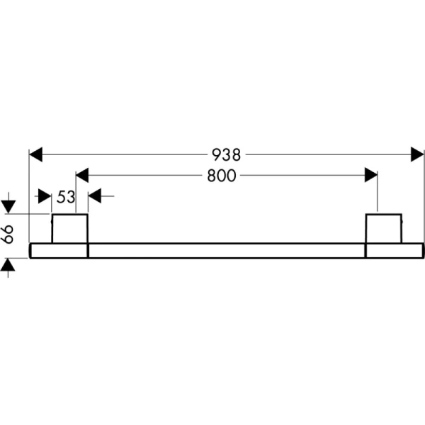 Полотенцедержатель 93,8 см Axor Uno 41580000