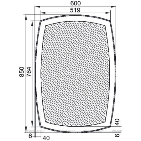 Зеркало Aquanet Тоскана 00196955 6085 LED