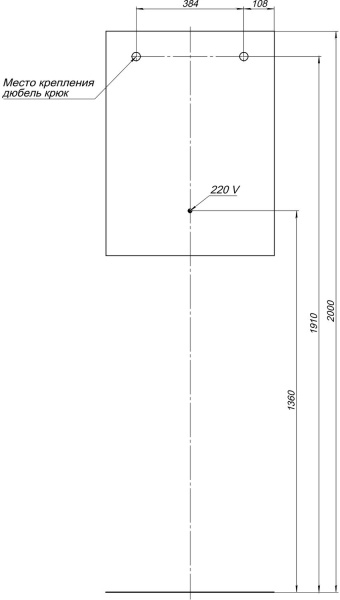 зеркало aquanet гласс 60 белый led