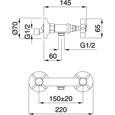 смеситель для душа migliore princeton ml.prn-846.ra