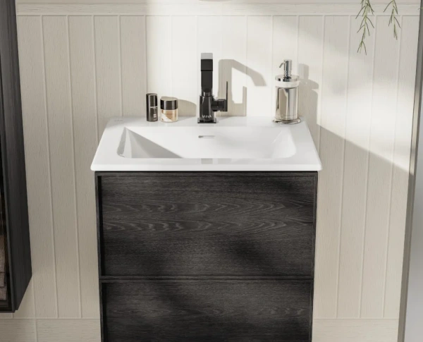 смеситель vitra suit a4261639 для раковины, черный