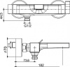 смеситель для ванны с душем fima carlo frattini zeta f3964/1cr