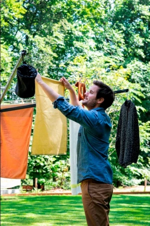 сушилка для белья brabantia lift-о-мatic 290428 антрацит