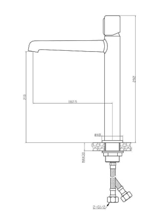 смеситель для раковины belbagno uno uno-lmc-oro-w0 золото