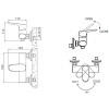 смеситель для душа bravat pure f9105161c-01