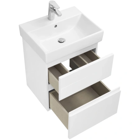 тумба белый матовый 46 см roca oleta a857638501