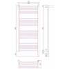 электрический полотенцесушитель сунержа богема 3.0 1200x500 r 00-5807-1250 с полкой хром