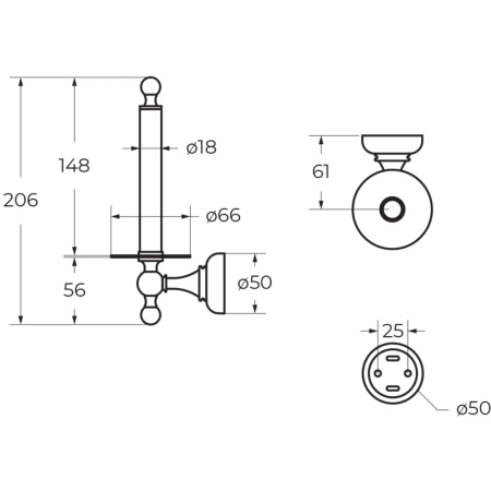 держатель запасного рулона cezares aphrodite aphrodite-th042-03/24-sw золото 24 карат с кристаллами swarovski