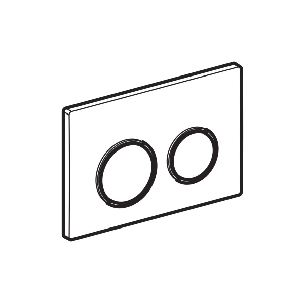 кнопка для инсталляции geberit omega 20 115.085.kj.1 белый/глянцевый цвет хром