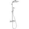 Душевая система Hansgrohe Crometta Е 240 1jet Showerpipe 27271000 с термостатом.