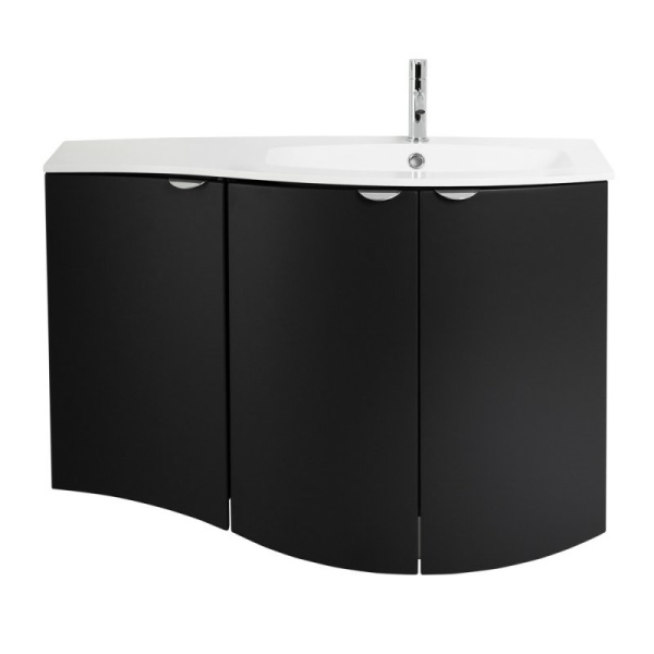 шкаф подвесной 34х70 cezares rialto 55177, левосторонний, цвет grafite