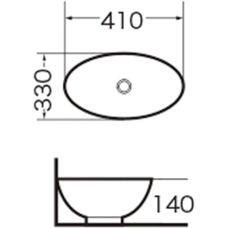 раковина-чаша grossman 41 gr-3018 белая