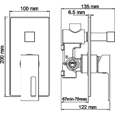 душевая система wasserkraft alme a16069 цвет хром