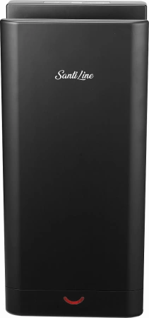 сушилка для рук santiline sl-8003 высокоскоростная, черный матовый