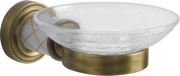 Мыльница Boheme Murano 10903-W-BR бронза