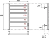 полотенцесушитель point аврора pn10856b электрический, 50x60 см, черный