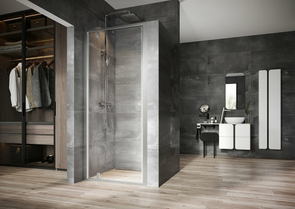 душевая дверь ravak nexty ndop1-80 03o40u00z1 профиль сатин стекло transparent