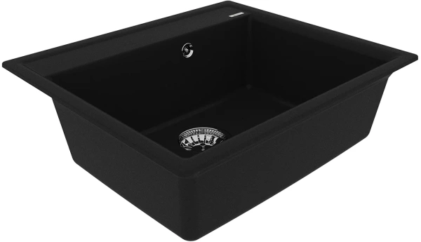 мойка кухонная lemark hanka 570 9910013, антрацит