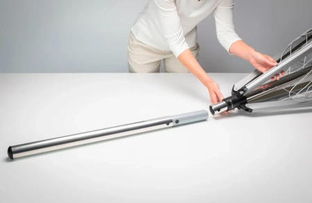 сушилка для белья brabantia topspinner 146909 серый металлик