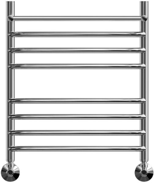 полотенцесушитель point альфа pn05156sp водяной, с полкой, 50x60 см, хром