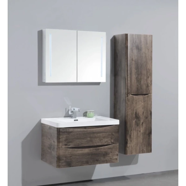 раковина belbagno ancona-n ea-800-lvb 80x48 см, из искусственного мрамора, цвет белый