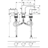 смеситель для раковины с донным клапаном hansgrohe vivenis 75033700