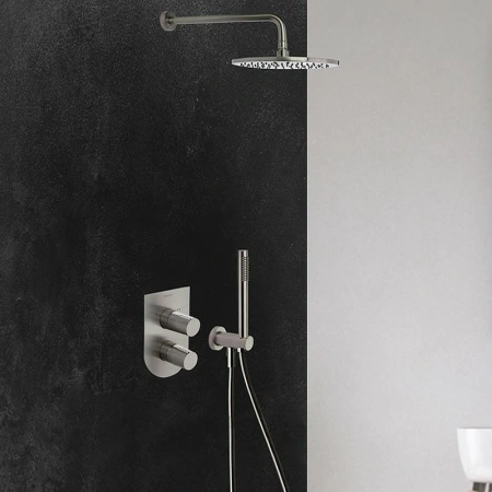 смеситель для душа ramonsoler tzar 341502snc никель брашированный