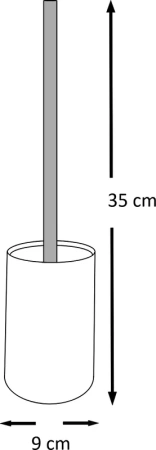 ёршик для унитаза ridder cindy золотой