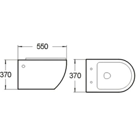 унитаз подвесной santiline sl-5002b с сиденьем микролифт, черный глянец