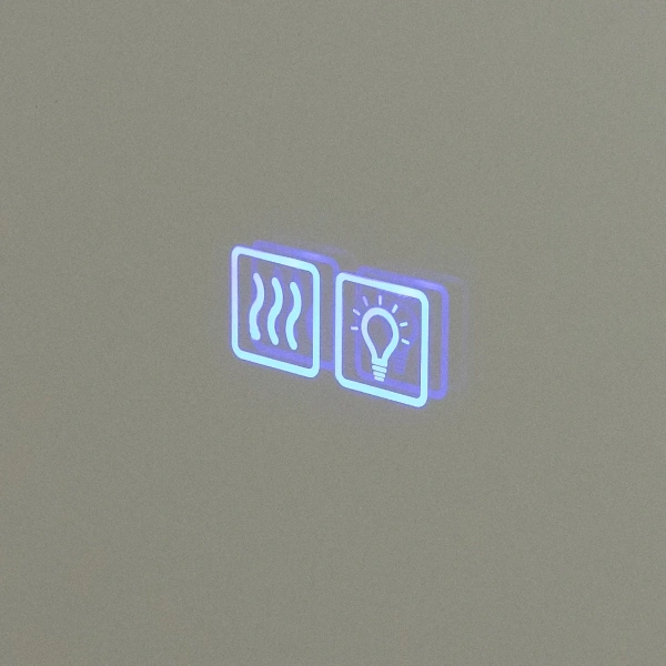 зеркало cezares interni 80 czr-spc-int-800-900-led-tch-warm-tit с подсветкой tитан с сенсорным выключателем и подогревом