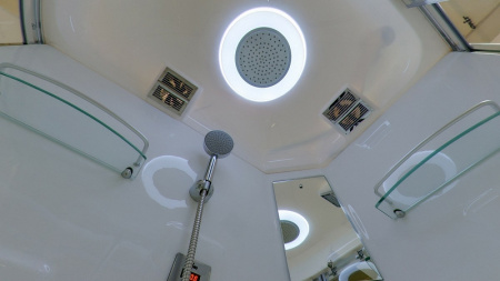 душевая кабина timo lux 120x85 t-7720l с гидромассажем