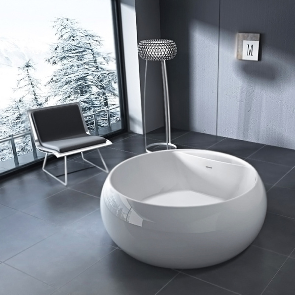 акриловая ванна belbagno bb30-1550, 1550x1550x600