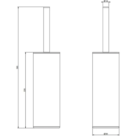 ершик для унитаза gessi emporio 38953#149 напольный, finox