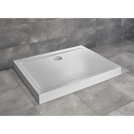 Акриловый поддон 130x90 см Radaway Doros D Compact Stone White SDRD1390-05-04S