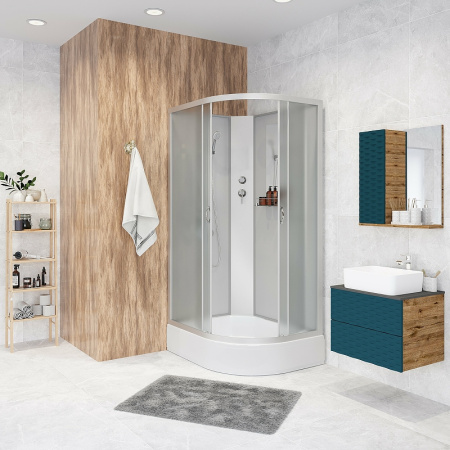 душевая кабина niagara classic 100х90 l ng-33094-14lbk без гидромассажа