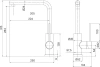 смеситель для кухни iddis rule rulstl0i05 сталь