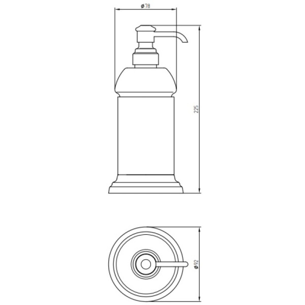 Дозатор Migliore Mirella ML.MRL-4412.BT