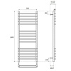 полотенцесушитель point омега п15 pn90150s водяной, 50х100 см, хром