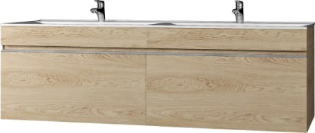 тумба под раковину velvex pulsus 140 tppul.140-25 лен, дуб сонома