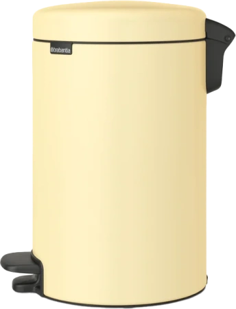 мусорное ведро brabantia newicon 233807 12 л, ванильно-желтое